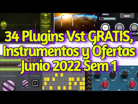 34 Mejores Nuevos PLUGINS VST GRATIS, Instrumentos, Samples y OFERTAS - Junio 2022 Semana 1