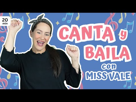 Canta y Baila con Miss Vale! | Canciones Infantiles | Spanish Children's Songs | Toddler Learning