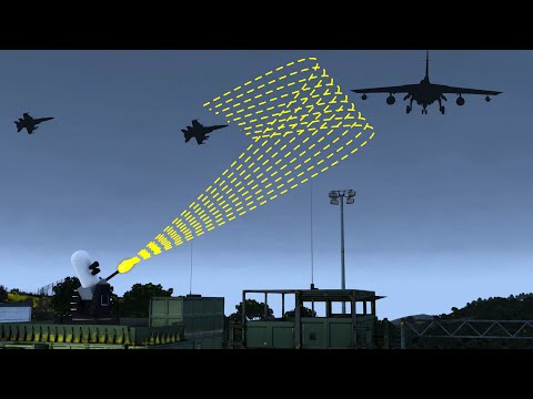Modern Air Defense System Shooting Down Incoming Fighter Jets - C-RAM - Phalanx CIWS - ArmA 3