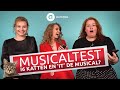 Vajèn van den Bosch, Tessa Sunniva van Tol en Eva van der Gucht doen dé musicaltest!