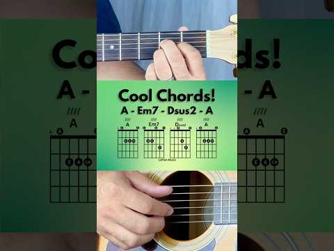 Try this simple and cool sounding chord progression! Get your guitar and jam along!