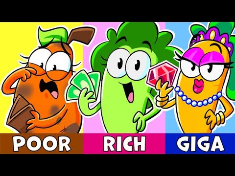 RICH vs POOR vs GIGA RICH 🍐 Parents for the First Time Struggles