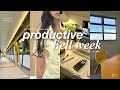 study vlog 🐯 productive hell week, in-person classes, stu(dying) everyday | shs diaries 💗