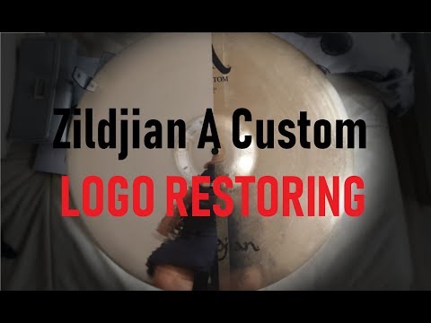 ZILDJIAN LOGO RESTORING & CYMBAL CLEANING