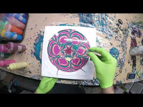 311 acrylic fluid art 3d printed tulip cup