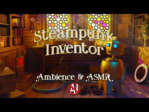 The Tinkerer's Magical Study | ASMR designed for focus and creativity for 2 hours