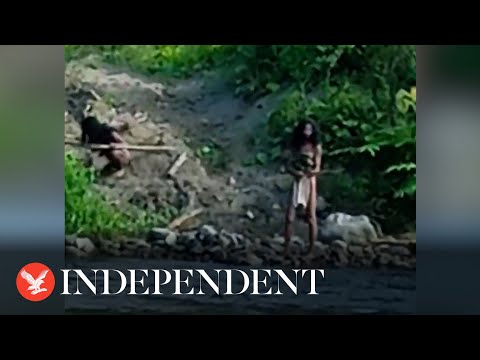 Video shows uncontacted tribe near Indonesia's nickel mine