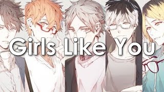 ♩Nightcore - Girls Like You ft. Cardi B「Switching Vocals」