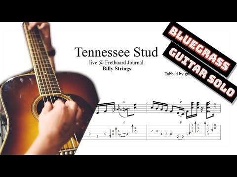 Tennessee Stud solo TAB - bluegrass guitar tabs (PDF + Guitar Pro)