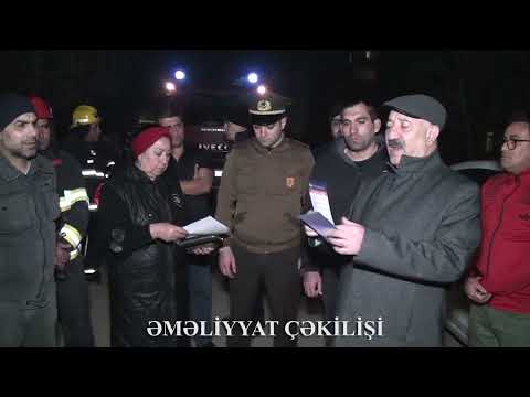 Fövqəladə Hallar Nazirliyi növbəti şərti yanğın təlimi keçirib