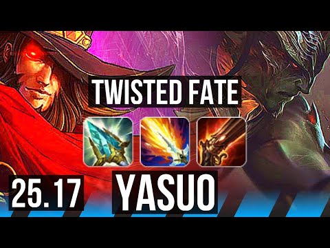 TWISTED FATE vs YASUO (MID) | 5/1/15, 900+ games | KR Diamond | 25.17