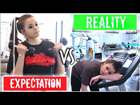 Working Out Expectations Vs. Reality! | Krazyrayray