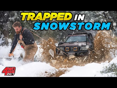 SNAPPED STEERING IN BLIZZARD - 4 days Stuck in 2M+ Snow