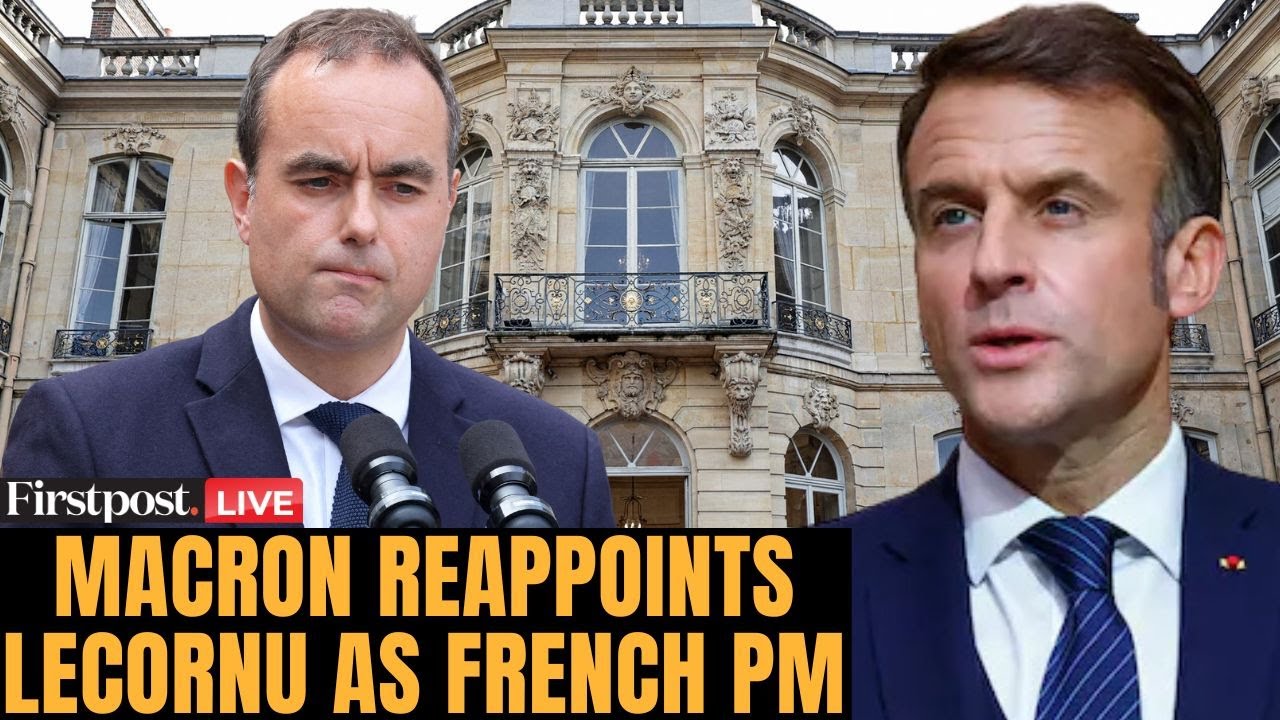 LIVE: Macron Reappoints Sebastian Lecornu as French Prime Minister Four Days After Resignation