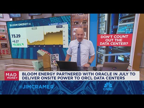 After being a disappointment, Bloom Energy is now a great success story of this era, says Jim Cramer