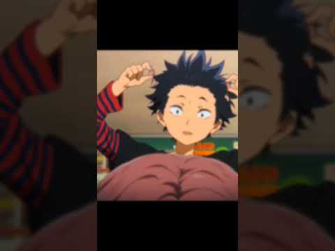 shoya😢  x nishimiya . [A silent voice].  #anime #asilentvoice