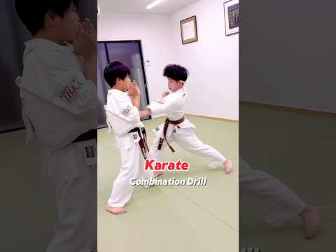 Karate Combination Drill #大谷道場 #空手 #コンビネーション #kyokushin #karate #martialarts #shorts