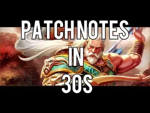 Smite: Patch Notes in 30s - November 11th (PTS)