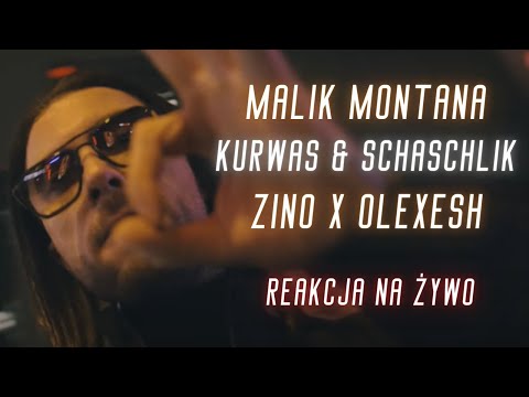 Zino x Olexesh x Malik Montana "KURWAS & SCHASCHLIK" | REAKCJA NA ŻYWO 🔴