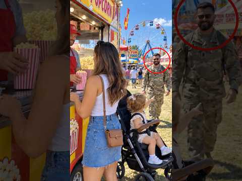 Baby Spotted Her Soldier Dad Before Mom Did #kindness
