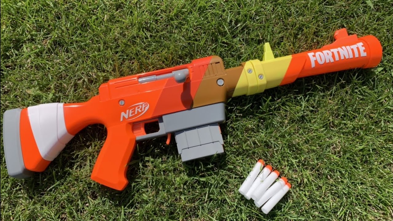 Nerf Fortnite HR Review (REALISTIC NERF SNIPER)