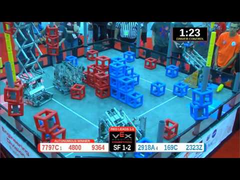 2015 VRC Engr SF1-2 - 7797C 4800 9364 vs 2918A 169C 2323Z - 101 to 74 - VEX Worlds 2015