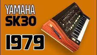Video thumbnail for YAMAHA SK30 String Machine 1979 | HD DEMO by AnalogAudio1