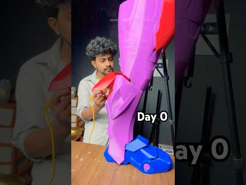 Building Iron Man suit in 15 days [Day 0] #shorts