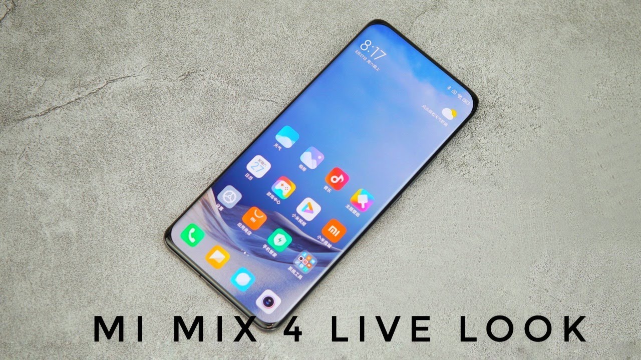 Xiaomi Mi Mix 4 - LIVE LOOK & Under Display Camera CONFIRMED | Mi Mix 4 - All You Need To Know!