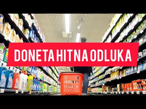 Doneta HITNA odluka! Evo da li ce prodavnice od sutra raditi samo do 18h!