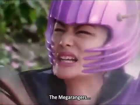 Mega red kills Hizumina Seijuu Sentai Gingaman vs. Megaranger