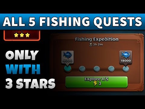 Dragons Titan Uprising All 5 Fishing Expedition Quests | HOW TO WIN 50.000 FISH TO UPGRADE DRAGONS