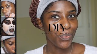 DIY FACIAL AT HOME trying Black-owned products | RUTH NANDA