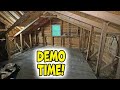 Loft Demo, Ready to fix the floor!