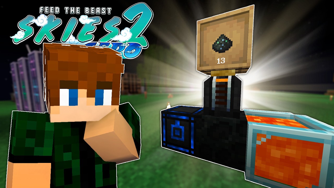 Essa MÁQUINA é INSANA para GERAR RECURSOS!!!! - Minecraft FTB Skies 2 Aero E12 (1.21.1)