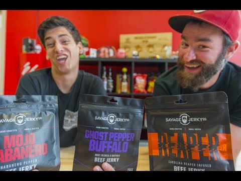CAROLINA REAPER BEEF JERKY?! | Savage Jerky Co