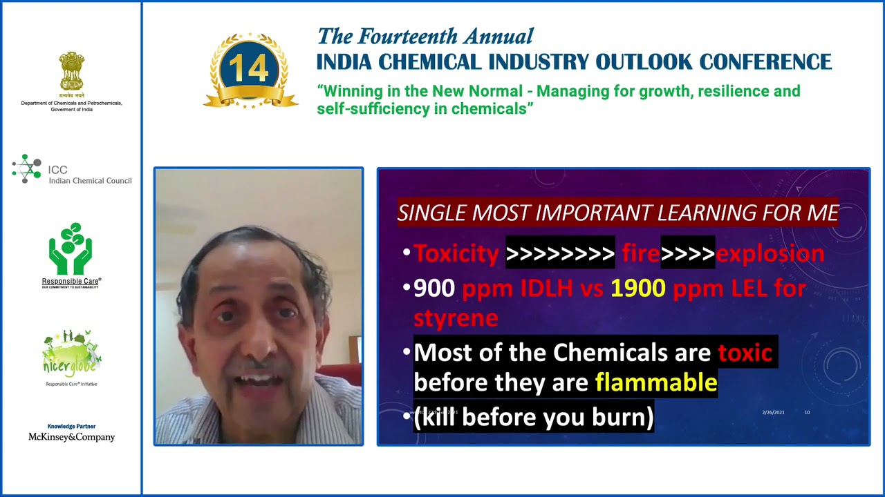 ICC's 14th Annual India Chemical Industry Outlook Conference: Discussing Safety and more