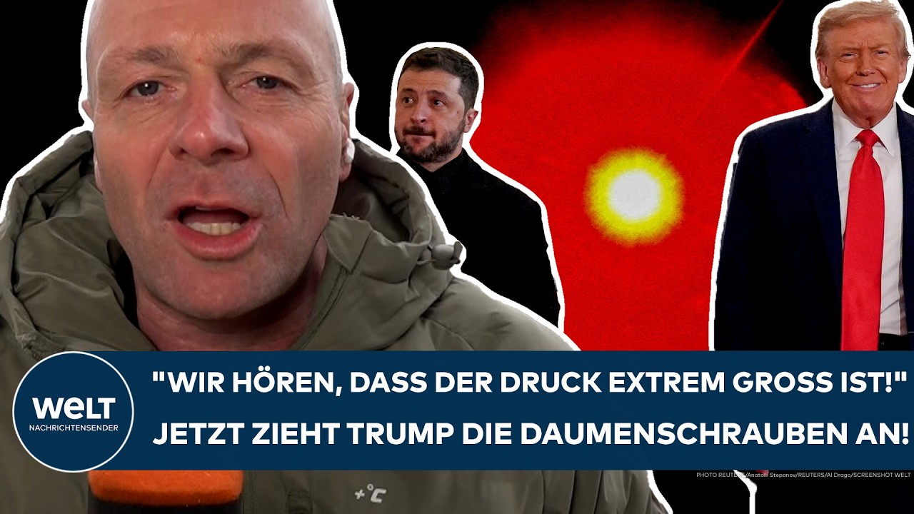 PUTINS KRIEG: "Wir hören, dass der Druck extrem groß ist!" Jetzt zieht Trump die Daumenschrauben an!