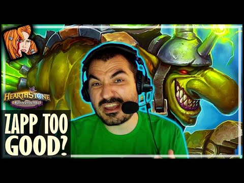ZAPP IS A LITTLE TOO GOOD! - Hearthstone Battlegrounds