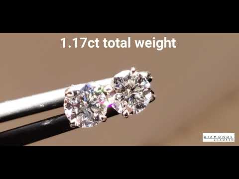 Gorgeous Lab Grown Diamond Studs R9721