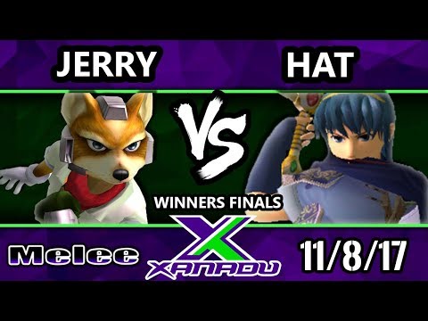 S@X 227 Melee - Jerry (Fox) Vs. Hat (Marth) - Smash Melee Winners Finals - SSBM
