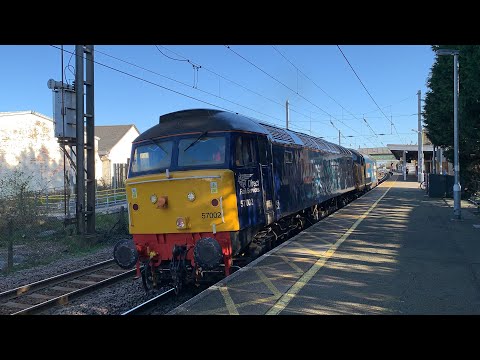 DRS 57002 & 37402 Thrash’s out of Stowmarket with a 3 tone!