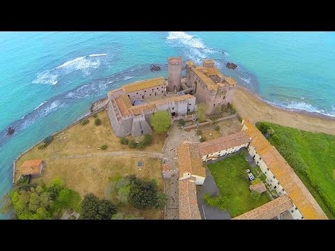 CASTELLO DI SANTA SEVERA, ripreso da un drone