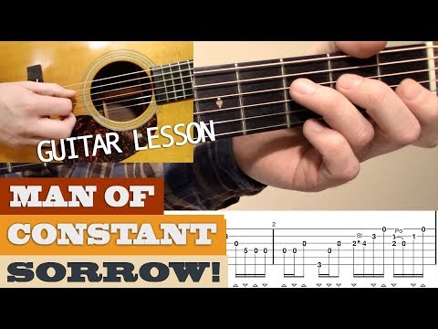 “Man of Constant Sorrow” (Instrumental) | Norman Blake Style – Bluegrass Guitar Lesson with TAB
