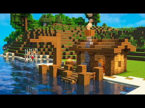 Minecraft: Simple Fishing Hut Build Tutorial