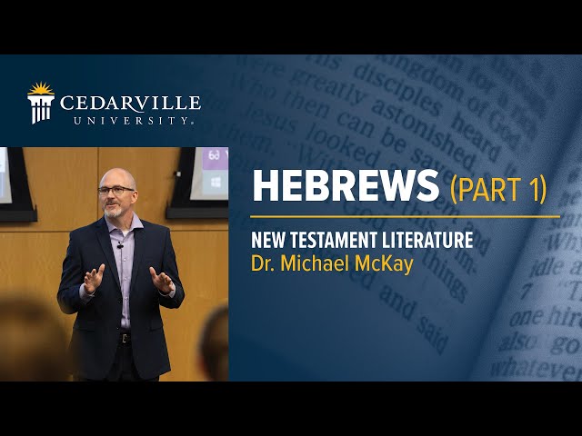 Thumbnail for video titled: New Testament | Hebrews (Part 1)