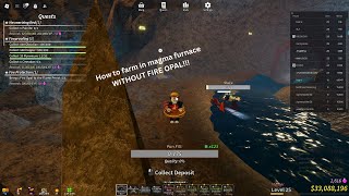 How to Farm in Magma Furnace without FIRE OPAL in Prospecting Roblox!?!  Roblox教学 #roblox