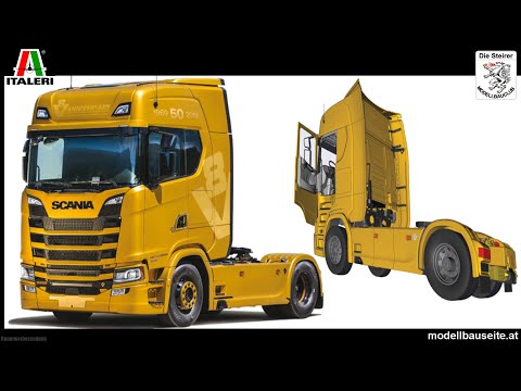ITALERI 3952S - 1:24 Scania R730 Streamline Show Truck, Model Making, Kit, Stand Model Making, Crafts, Hobby, Gluing, Plastic Kit, Detailed, Unisex