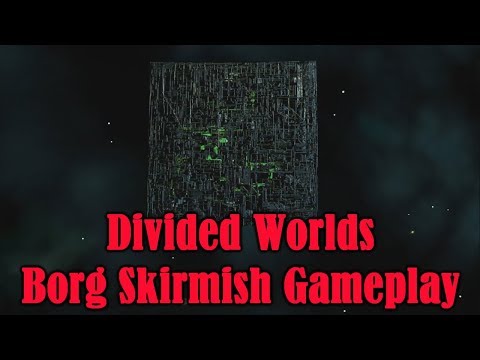 "Divided Worlds" Borg Skirmish Gameplay - Star Trek Armada 2 V16