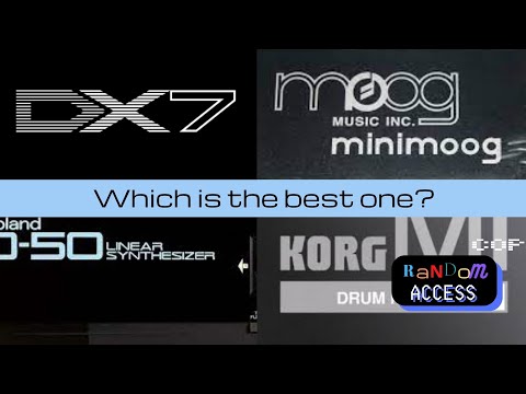 A Brief History of 4 Iconic Synthesizers - Yamaha DX7, Minimoog Model D, Roland D-50, and KORG M1